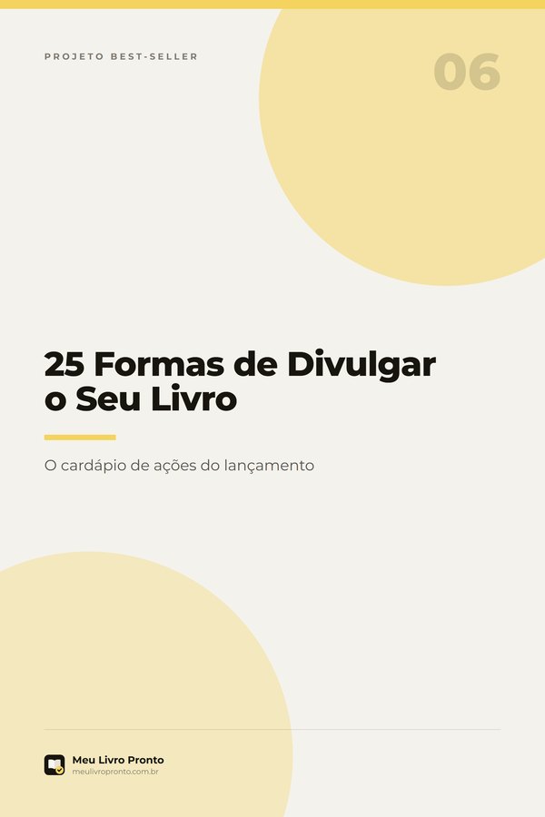 25 Formas de Divulgar o Seu Livro